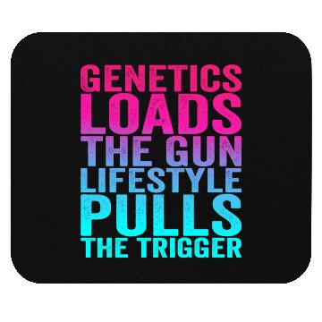 Discover Genetics Loads The Gun Lifestyle Pulls The Trigger Mouse Pads