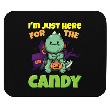 Discover I'm Just Here For The Candy Scary Halloween Beast Mouse Pads