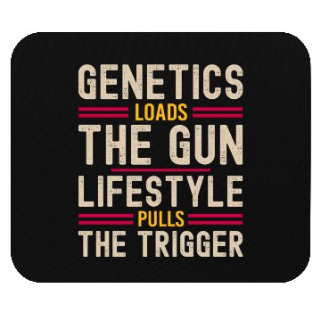 Discover Genetics Loads The Gun Lifestyle Pulls The Trigger Mouse Pads