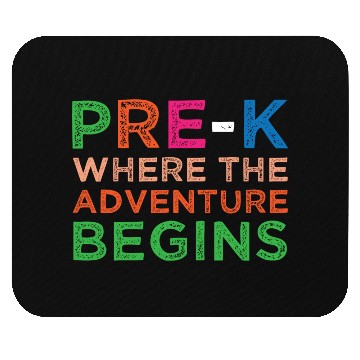 Discover Pre-K Adventure Begins Graduation Preschooler Gift Mouse Pads