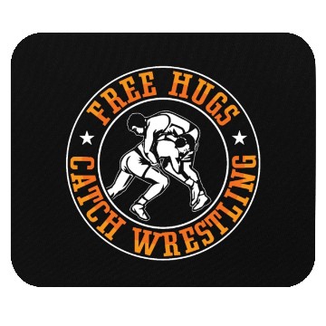 Discover Catch Wrestling Free Hugs Fight Grappling Wrestler Mouse Pads