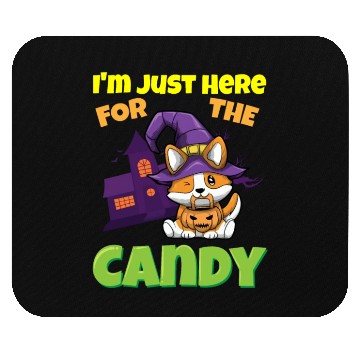 Discover I'm Just Here For The Candy Scary Halloween Beast Mouse Pads