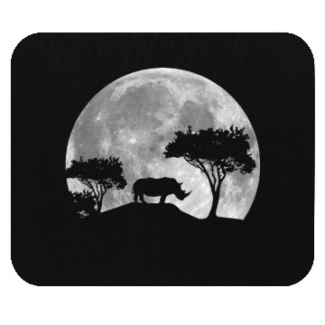Discover Great Rhino By Night Mouse Pads