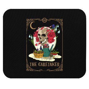 Discover Caretaker Plants Tarot Card Occult Club Gothic Mouse Pads