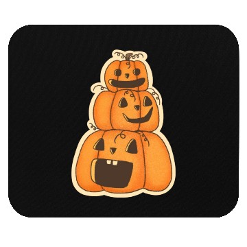 Discover Pumpkin Halloween Mouse Pads