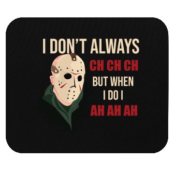 Discover Funny Halloween party Jason hokey mask Friday 13th Mouse Pads
