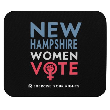 Discover New Hampshire Women Vote Voter 2022 Election Mouse Pads
