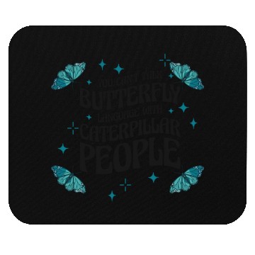 Discover Celestial Art Butterfly Talking Mystical Insect Mouse Pads