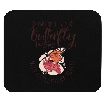 Discover Celestial Art Butterfly Talking Mystical Insect Mouse Pads