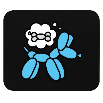 Discover Balloon animal balloon twister balloon dog bone Mouse Pads
