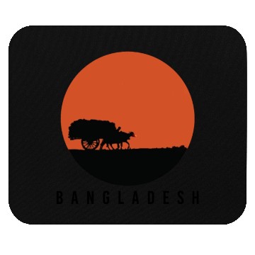 Discover Bangladesh Natural Sunset Silhoutte Mouse Pads