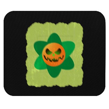 Discover flowers pumpkin Halloween Mouse Pads