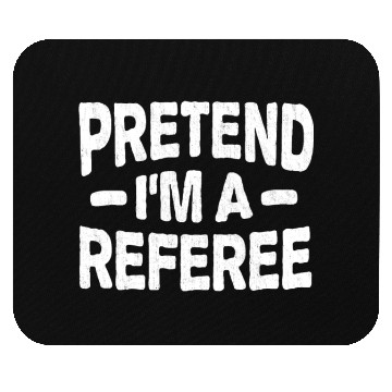 Discover Pretend I'm A Referee Easy Lazy Halloween Costume Mouse Pads