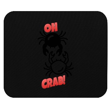 Discover Oh Crab! Mouse Pads