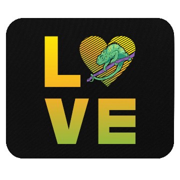 Discover Chameleon Love Mouse Pads