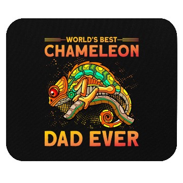 Discover World's best Chameleon Dad ever Mouse Pads
