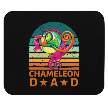 Discover Chameleon Dad Mouse Pads