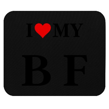 Discover I Love My Boyfriend Classic Mouse Pads I