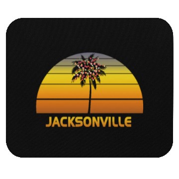 Discover Jacksonville Florida Palm Tree Christmas Lights Mouse Pads