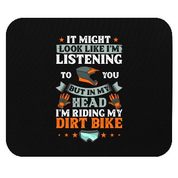 Discover Dirt Bike Electric Motocross Riding MX Rider Mouse Pads
