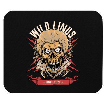 Discover Screaming Skull by Wild Linus Germany Mouse Pads
