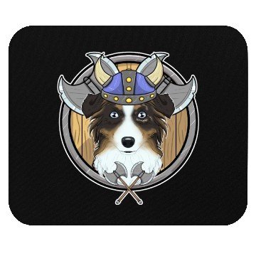 Discover Australian Shepherd I Valhalla I Viking Mouse Pads