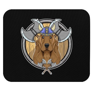 Discover Cocker Spaniel I Valhalla I Viking Mouse Pads