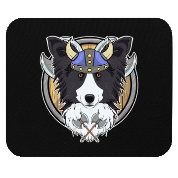 Discover Border Collie I Valhalla I Viking Mouse Pads