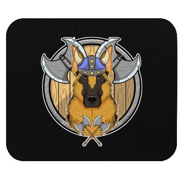 Discover German Shepherd I Valhalla I Viking Mouse Pads