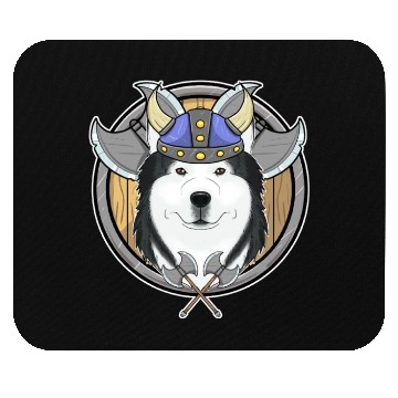 Discover Siberian Husky I Valhalla I Viking Mouse Pads