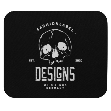 Discover Skull Design by Wild Linus Germany Mouse Pads
