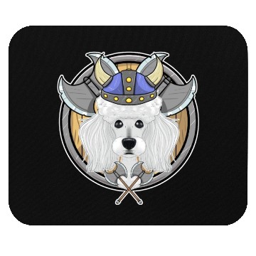 Discover Poodle I Valhalla I Viking Mouse Pads