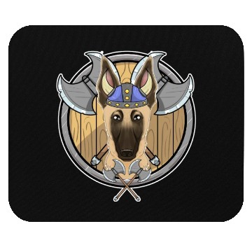 Discover Malinois I Valhalla I Viking Mouse Pads
