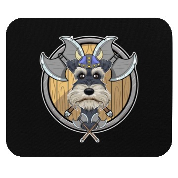 Discover Miniature Schnauzer I Valhalla I Viking Mouse Pads
