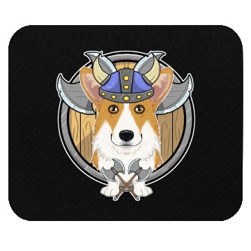 Discover Welsh Corgi I Valhalla I Viking Mouse Pads