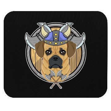 Discover Puggle I Valhalla I Viking Mouse Pads