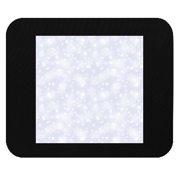 Discover Lilac Snowflakes Pattern Mouse Pads