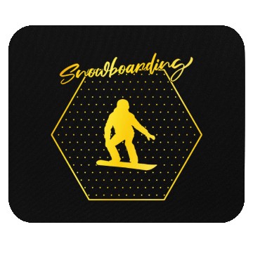 Discover snowboarding Mouse Pads