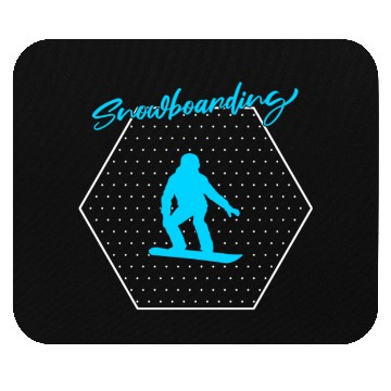 Discover snowboarding Mouse Pads