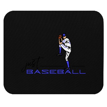 Discover Just Baseball (Pitcher) Mouse Pads