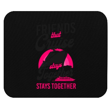 Discover Cruise Ship Vacation Friends Mouse Pads