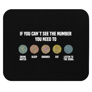 Discover Ishihara Numbers - Listen To The 2000s Mouse Pads