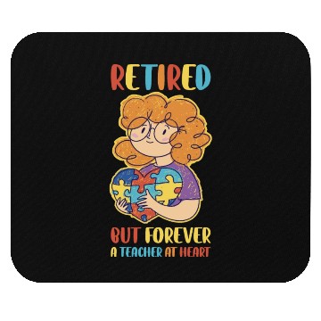 Discover Retired Teacher Funny Teaching Gift Mouse Pads
