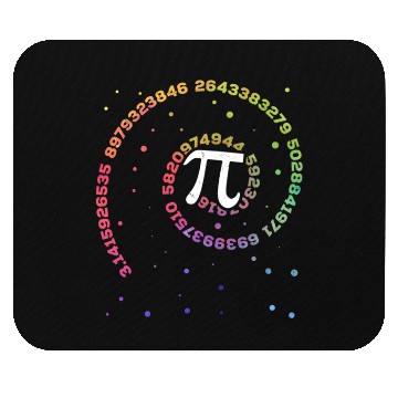 Discover Colorful 3.14 Pi Circle Mouse Pads