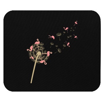 Discover Dandelion Flamingo Tropical Bird Mouse Pads