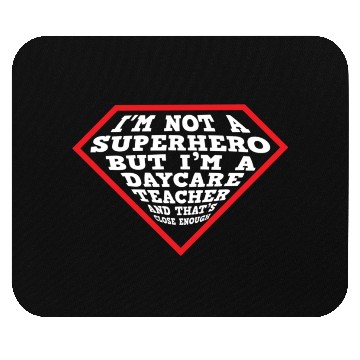 Discover Daycare Teacher Childcare Provider Mouse Pads