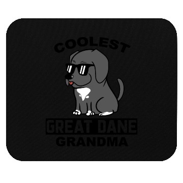 Discover Coolest Great Dane Grandma Mouse Pads