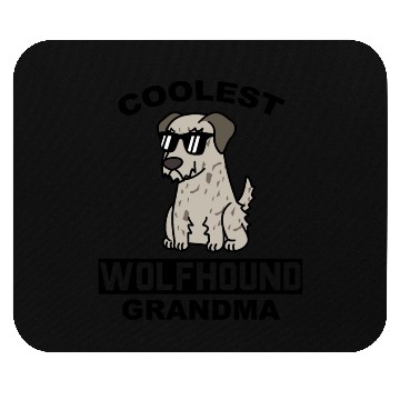 Discover Coolest Irish Wolfhound Grandma Mouse Pads