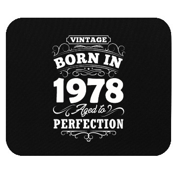 Discover 1978 Birthday Gift Birthday Vintage Mouse Pads
