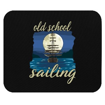 Discover Old School Sailing for a Sailor Captain Mouse Pads